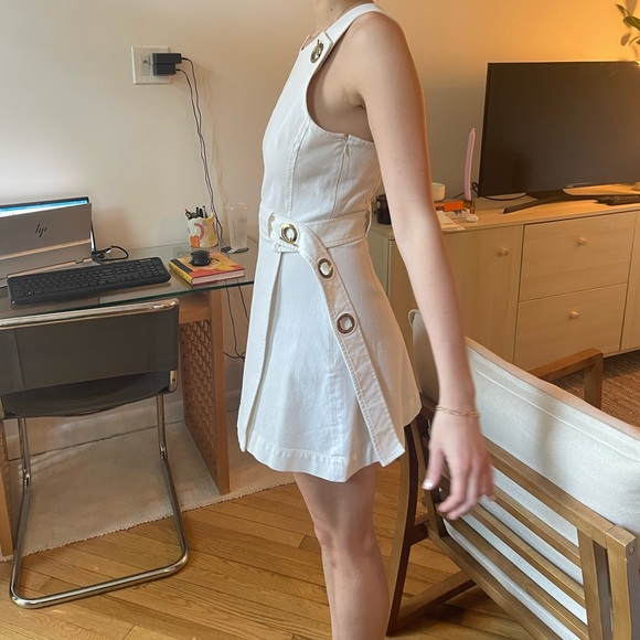 Derek Lam 10 Crosby White Tie Dress - Picture 5 of 8